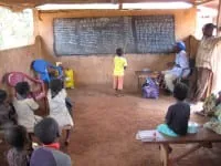 Ehemalige Schule in Akwartekwaso